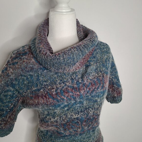 Coldwater Creek Wool Blend Cowl Neck Sweater Top - Picture 3 of 5